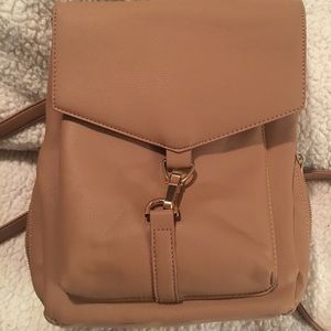 nude backpack purse